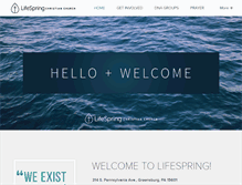 Tablet Screenshot of lifespringonline.net